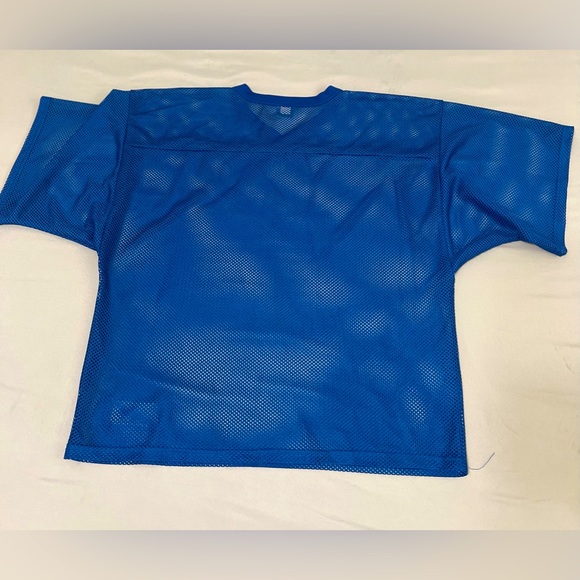 iforce blue mesh net Sports Jersey Tee Shirt Vintage unisex size 2XL youth - Picture 5 of 9